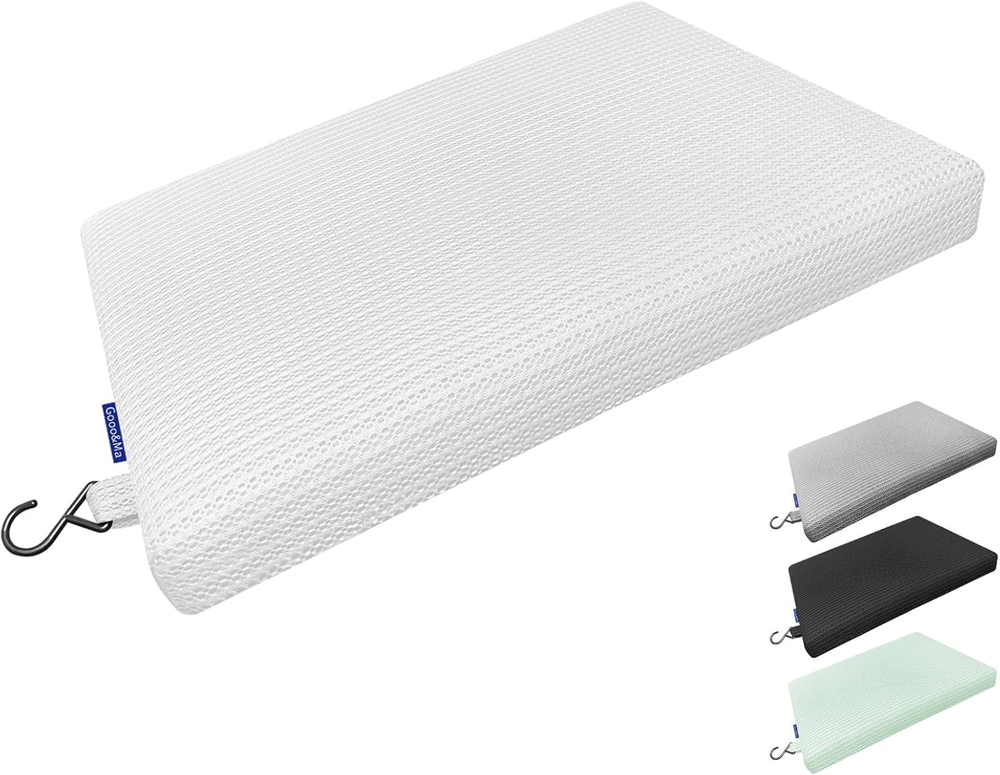 Almohada antiderrap para asiento de bañera con malla 3D