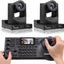 Cámara NDI PTZ 30X controlador para streaming educativo