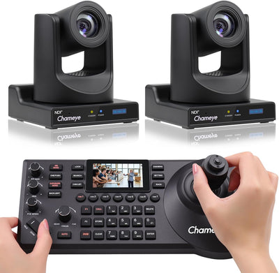 Cámara NDI PTZ 30X controlador para streaming educativo