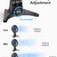 Ventilador USB portátil silencioso con aire frío azul negro