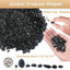 Rocas negras pulidas 1/4-3/4" decorativas