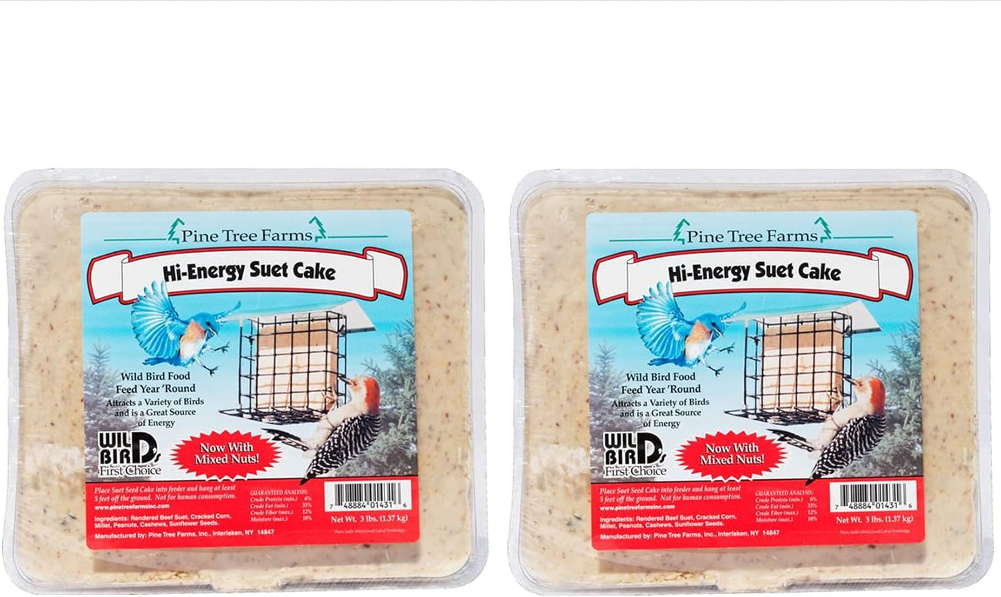 Pack 2 pasteles sebo Hi-Energy 3lb fabricado EE.UU.