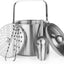Cubo hielo acero inox doble pared con tapa cuchara colador