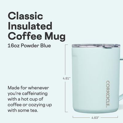 Taza café acero inox triple aislamiento 16oz regalo Navidad