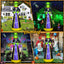 Inflable alienígena roba vaca Halloween 10ft luces LED