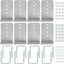 8 Soportes Litera Barco Tipo L 3x3 Acero Resistente