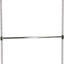 Colgador armario ajustable 2 niveles cromado