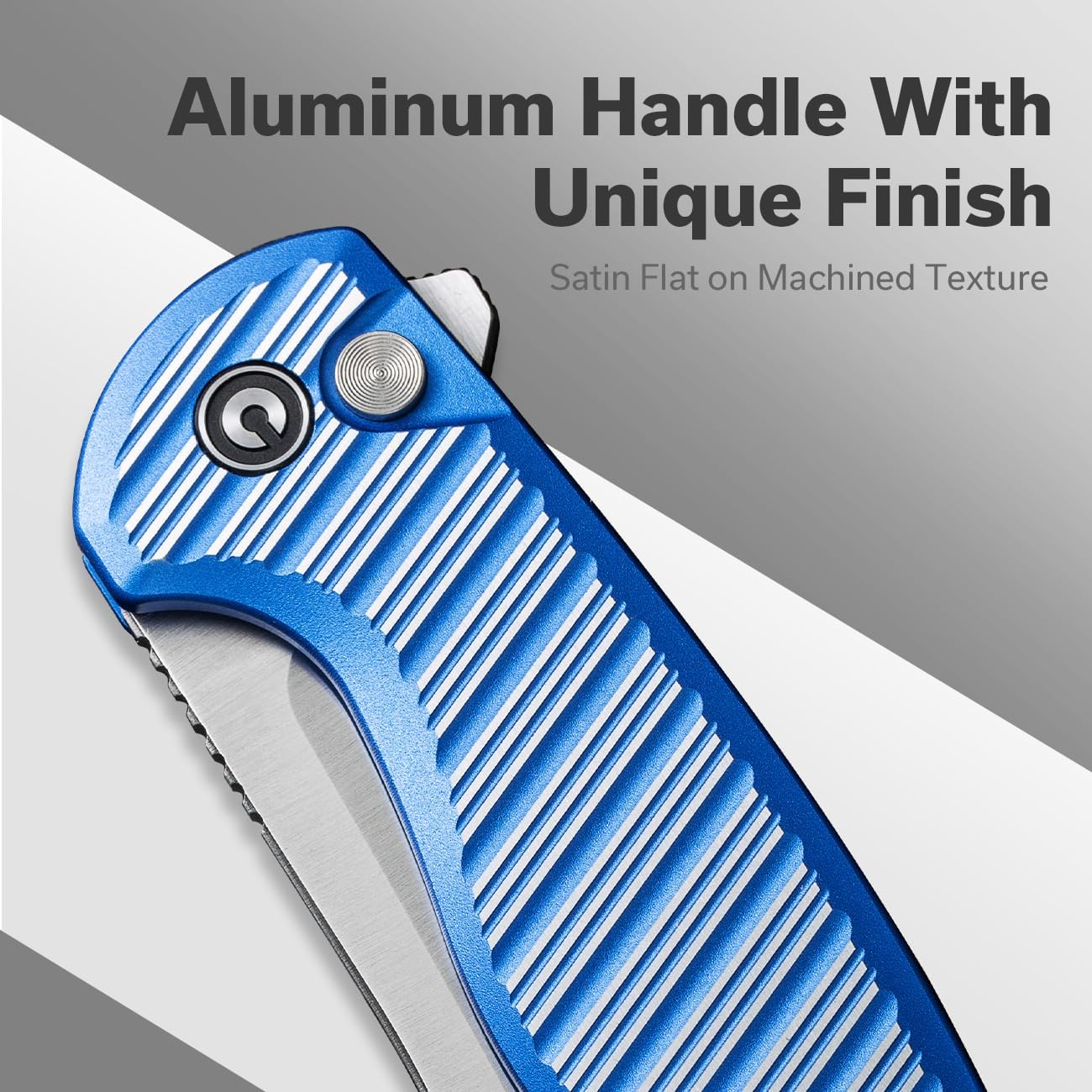 Cuchillo plegable acero Nitro-V 3.3pulg mango aluminio EDC