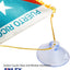 Bandera Puerto Rico azul 4x6" ventosa coche