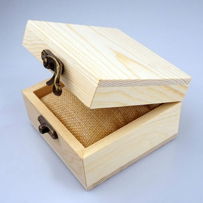 Caja madera para joyas y relojes regalo