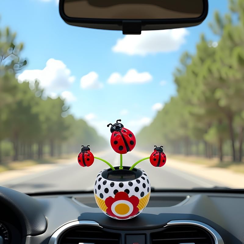 Decoración automóvil siete estrellas cabeza pasta escritorio