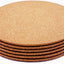 Posavasos corcho doble capa 4" 6 Uds