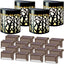 Pack 4 Luces Valla Cubierta 16