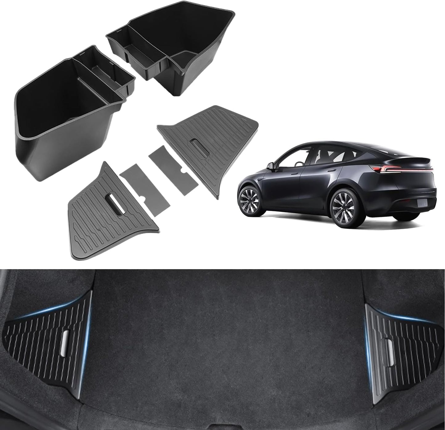Caja almacenamiento maletero Tesla Y 2025-2026 TPE