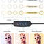 Luz anillo LED regulable para videoconferencias y selfies