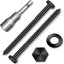 Tornillos retardo 1/4x3.5pulg acero inox para madera