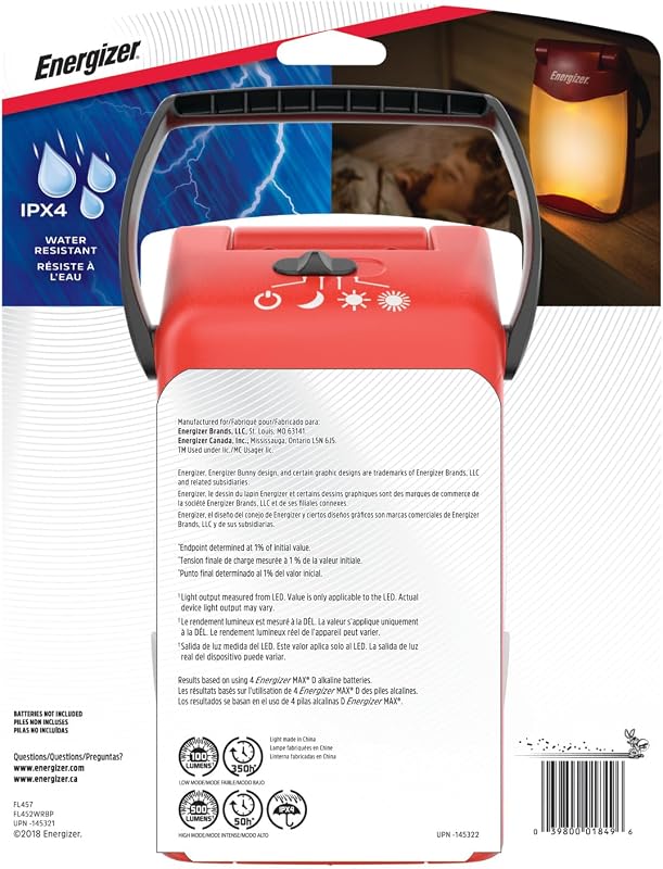 Linterna LED plegable IPX4 resistente al agua