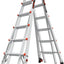 Escalera plegable aluminio 26ft tipo 1A 300lb con