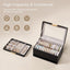 Caja joyas con cajón para brazaletes y pulseras color negro