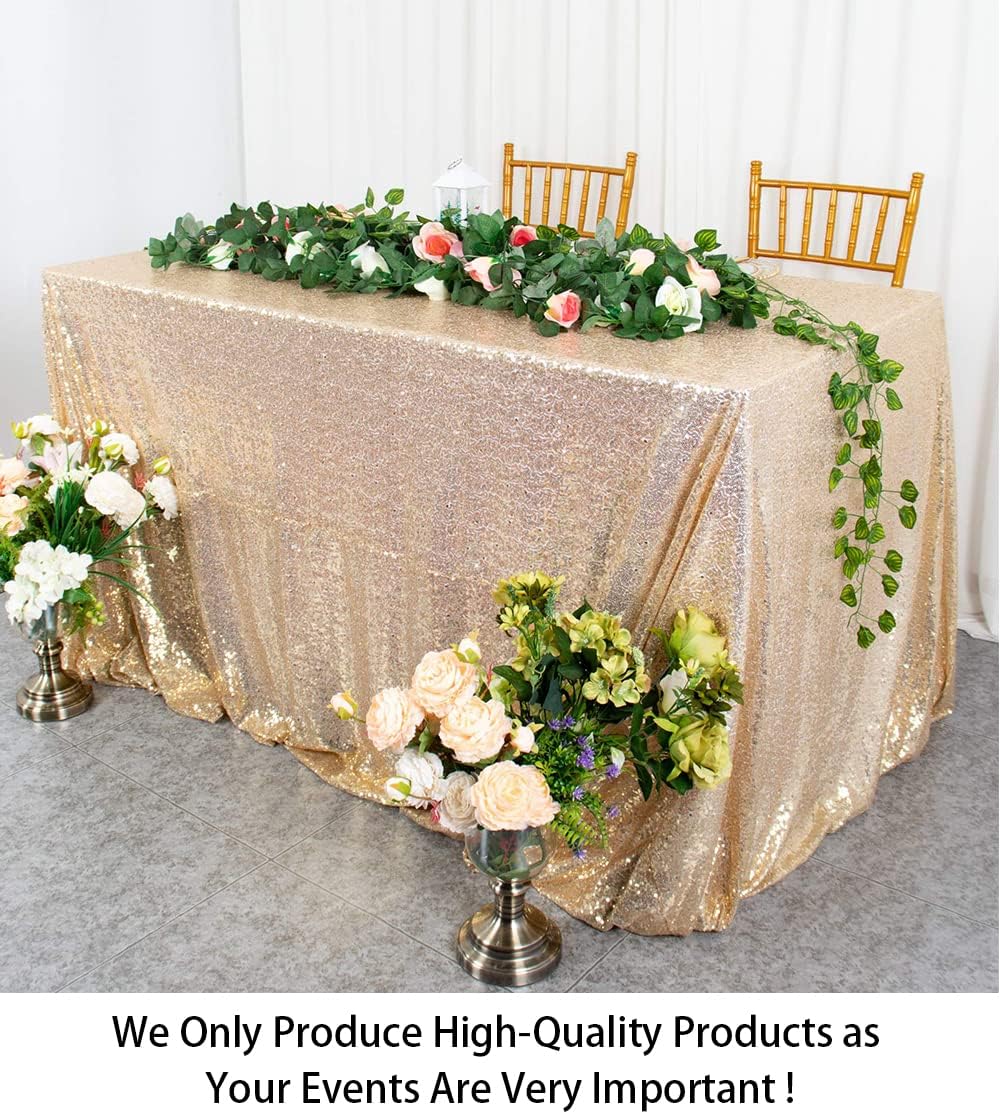 Mantel rectangular lentejuelas diseño bodas y navidad
