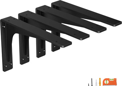 Soporte pared metal 10pulg para repisa garaje alta calidad