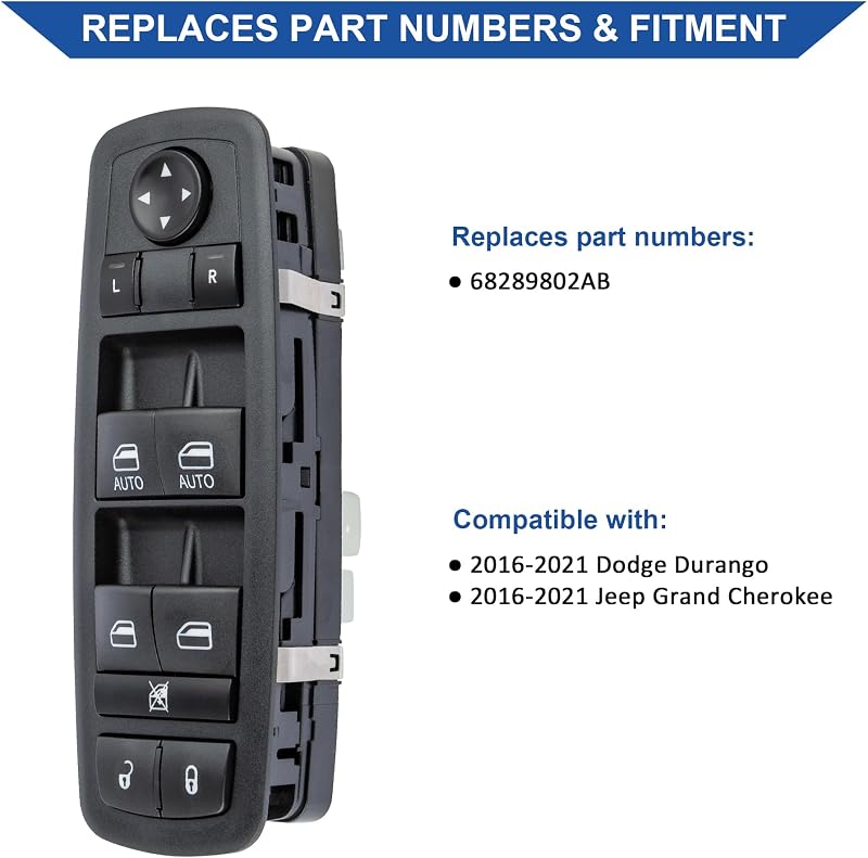 Interruptor elevalunas conductor Jeep Grand Cherokee