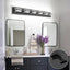 Luminaria LED baño 5 CCT ajustable negro