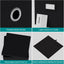 6 Pzas Cubos Almacenamiento Tela Plegables Negro 11x11"