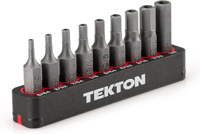 Set 9 Pzas Brocas Hex 1/4" Riel DZX93003