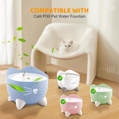 20 Filtros Catit PIXI para gatos triple acción resina y carbón