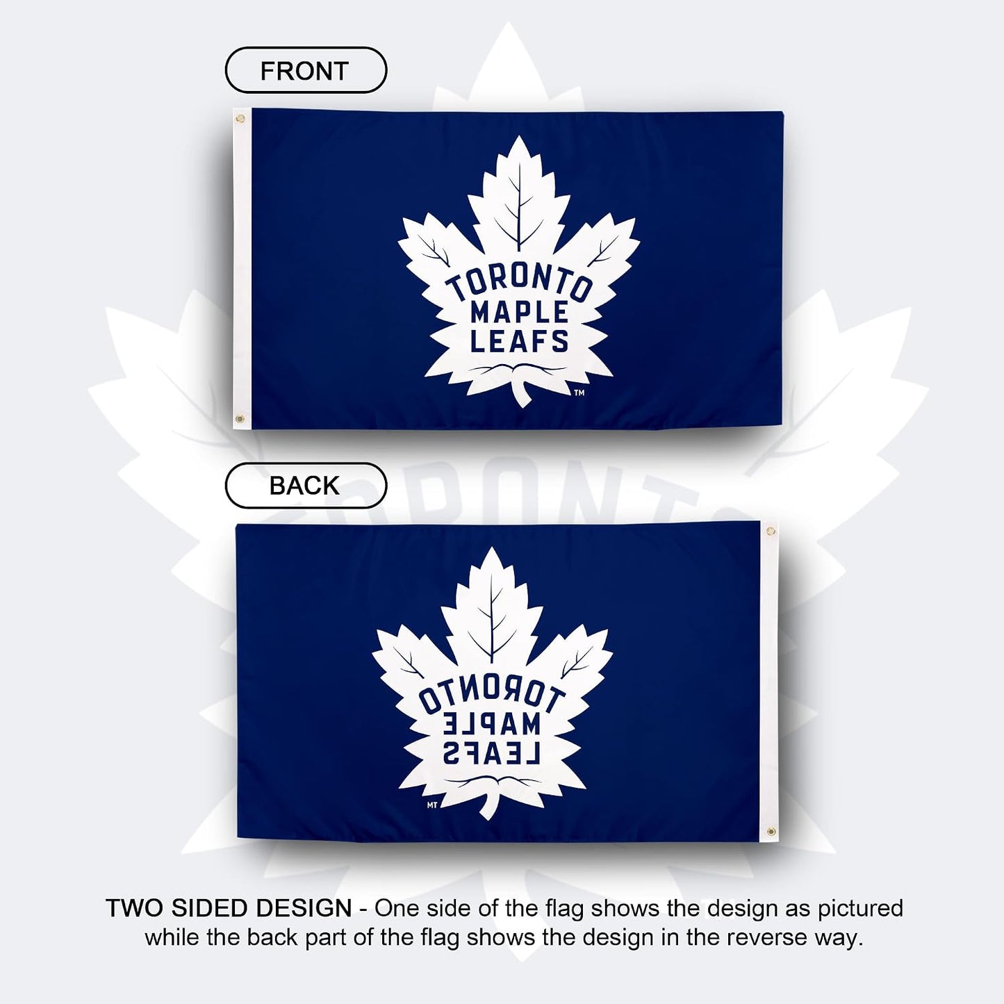 Bandera NHL Toronto 3x5ft poliéster interiores exteriores