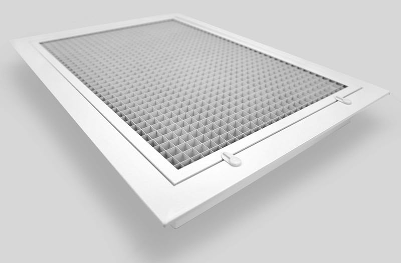 Rejilla filtro aire retorno Eggcrate 14x25" aluminio blanco