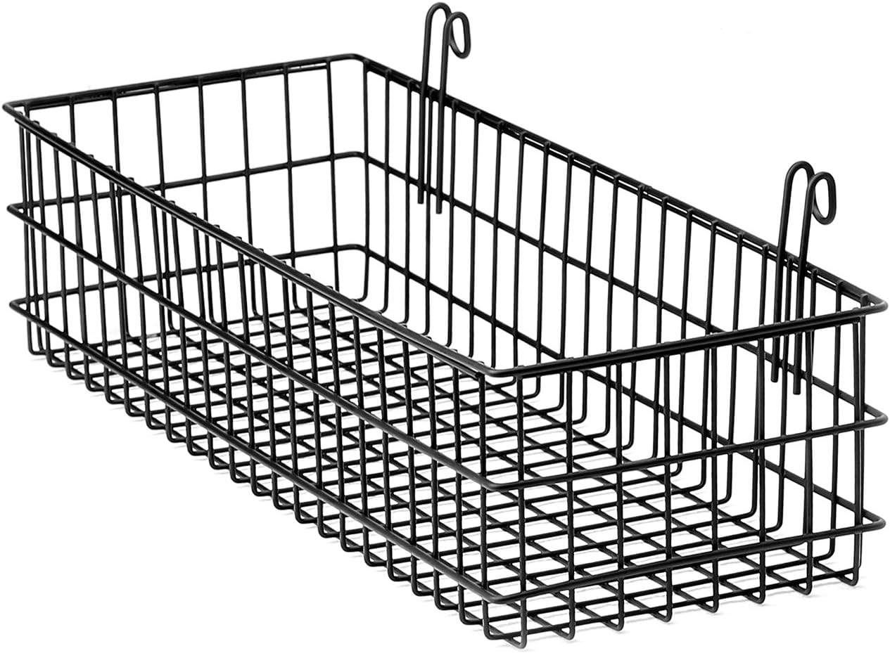 Cesta colgante para rejilla pared almacenamiento