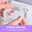 8 anillos sellado silicona 3.75pulg blancas tapas frascos vidrio