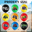 36 Globos Látex Temática Camión 12pulg Niños Baby Shower Boda