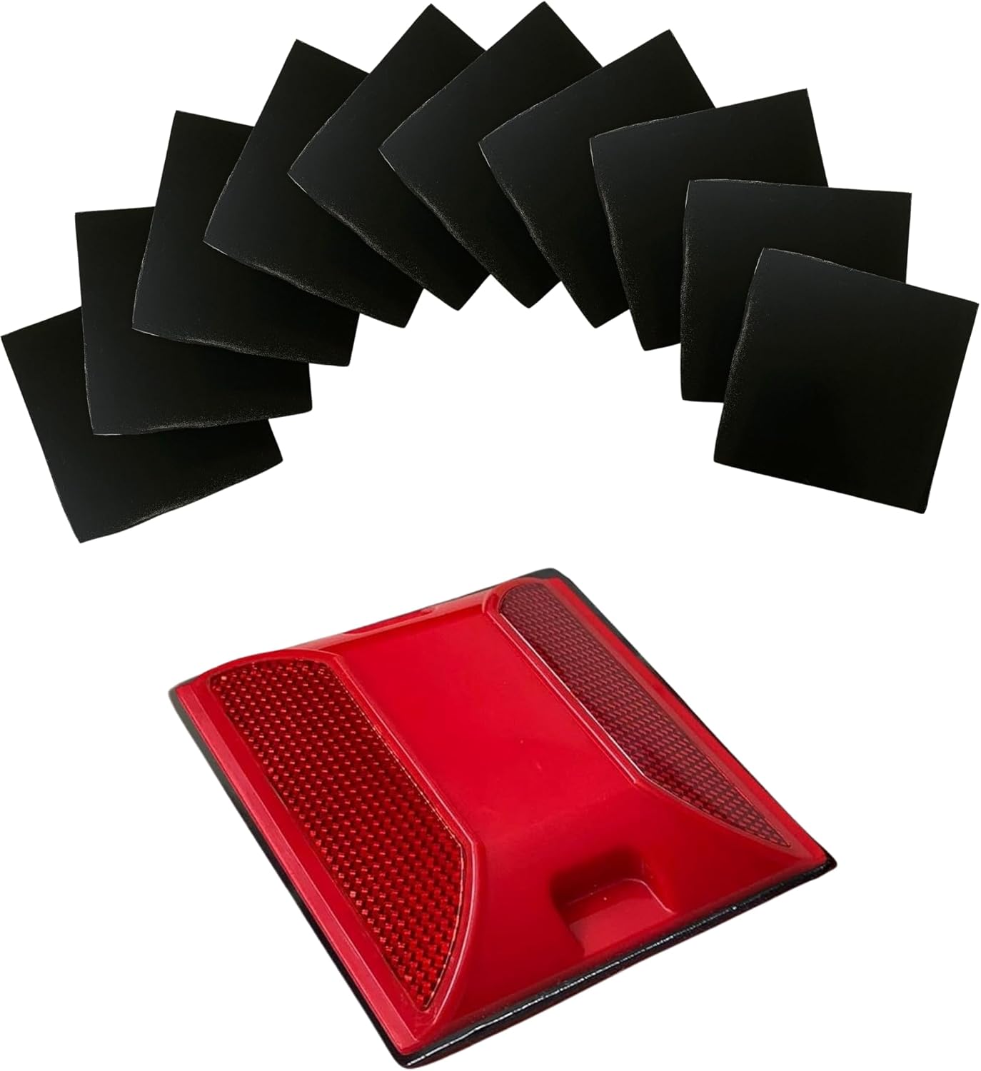 Almohadillas butilo adhesivas 4x4" para reflectores