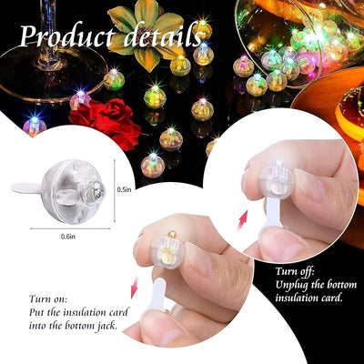 200 Luces LED Arcoíris Bola con Tiempo Prolongado Decoración
