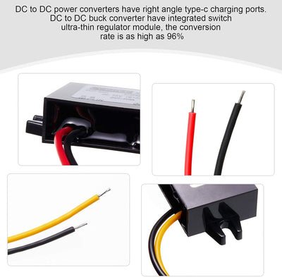 Convertidor 12v a 5v 3a 15w coche 8 Pzas