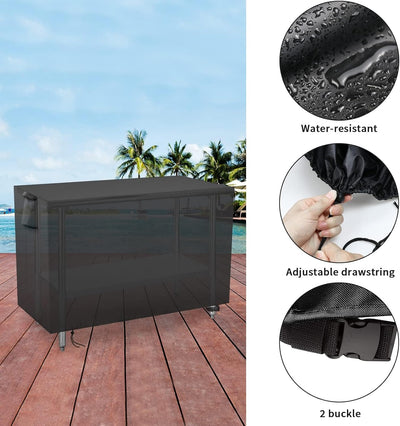 Funda mesa al aire libre 36pulg acero inox impermeable