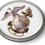 Adhesivo emblema 3D Cuerpo de Marines bisel cromado
