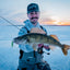 Cuchara cristal pesca hielo varios tamaños colores walleye perca