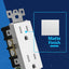 Toma de pared resistente 15A pack 10 blanco mate UL