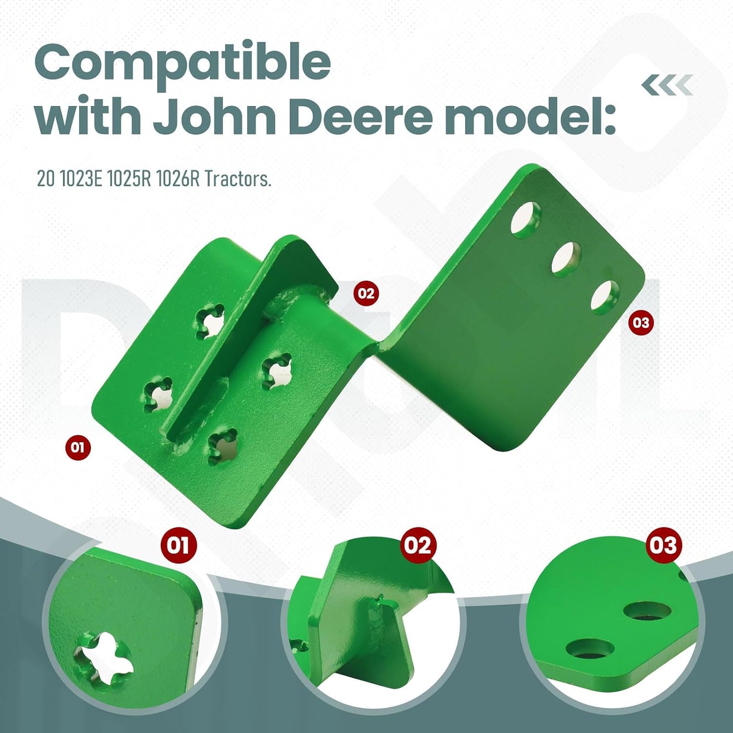 Bolso tractor lado conductor comp John Deere 1025R 1026R