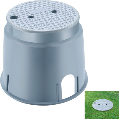 Caja empalme eléctrica 10pulg subterránea gris