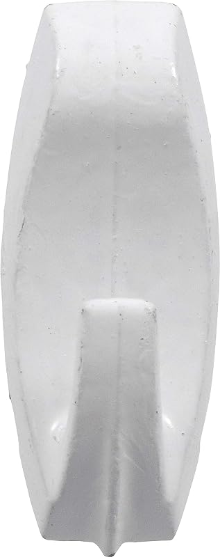 Perchas pared grandes acabado blanco 60lb pack 3