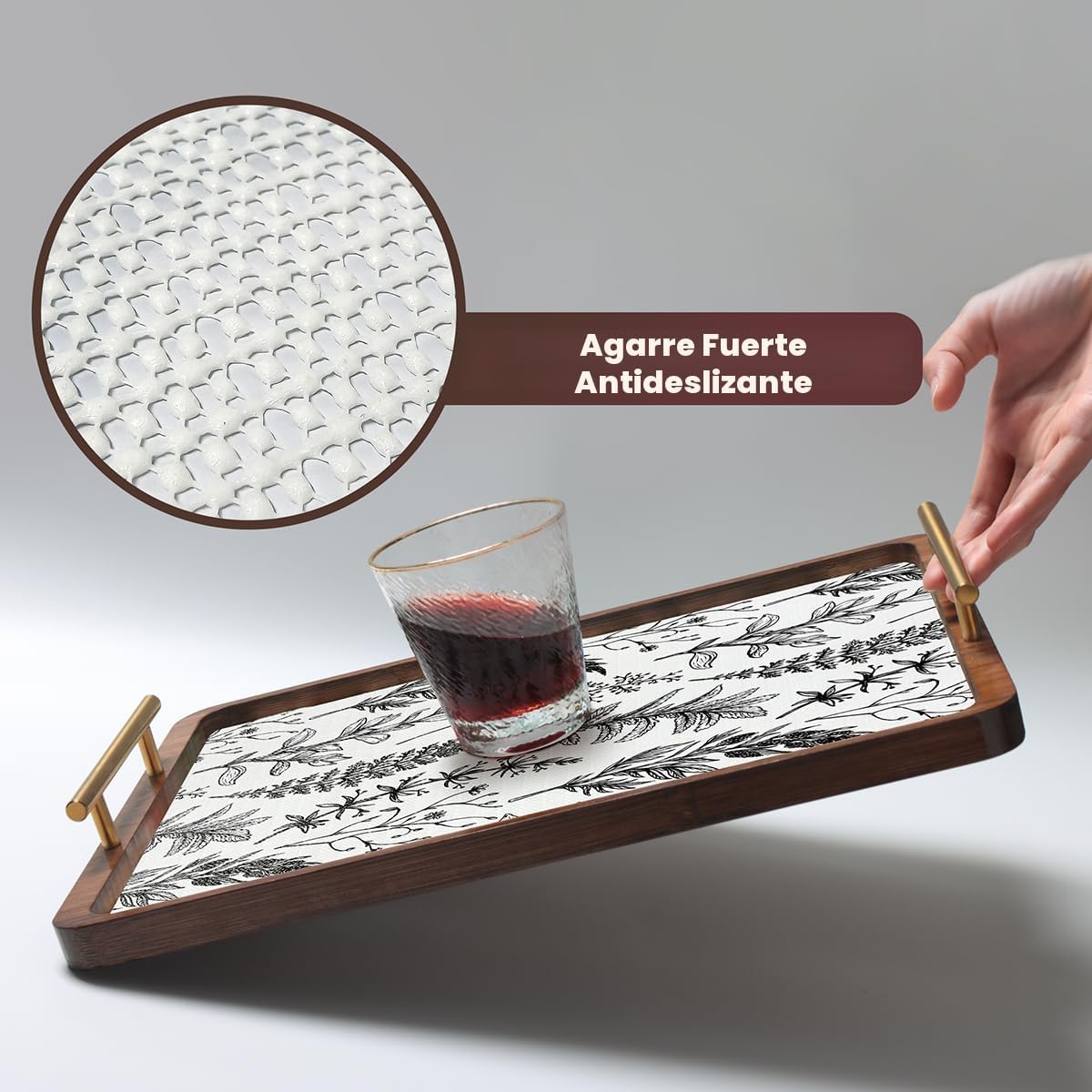 Forro estante cocina no adhesivo antiderrap