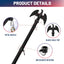 Kit asta bandera interior aluminio 6-8 pies anillo 360°
