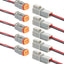 Conector eléctrico DT 2 vías impermeable 16 AWG