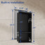 Nicho ducha acero inox sin azulejos con estantes