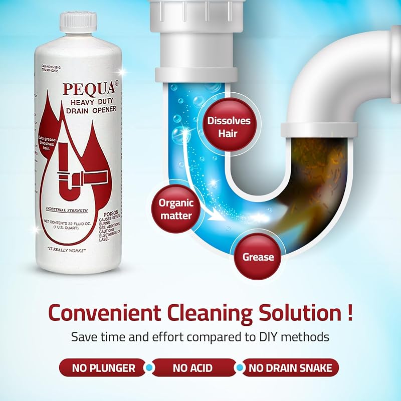 Abridor drenaje resistente fórmula rápida 32oz